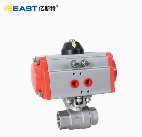 E302不锈钢气动球阀（法兰）